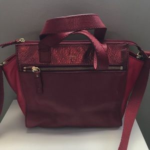 ALL RED VINTAGE FOSSIL BAG